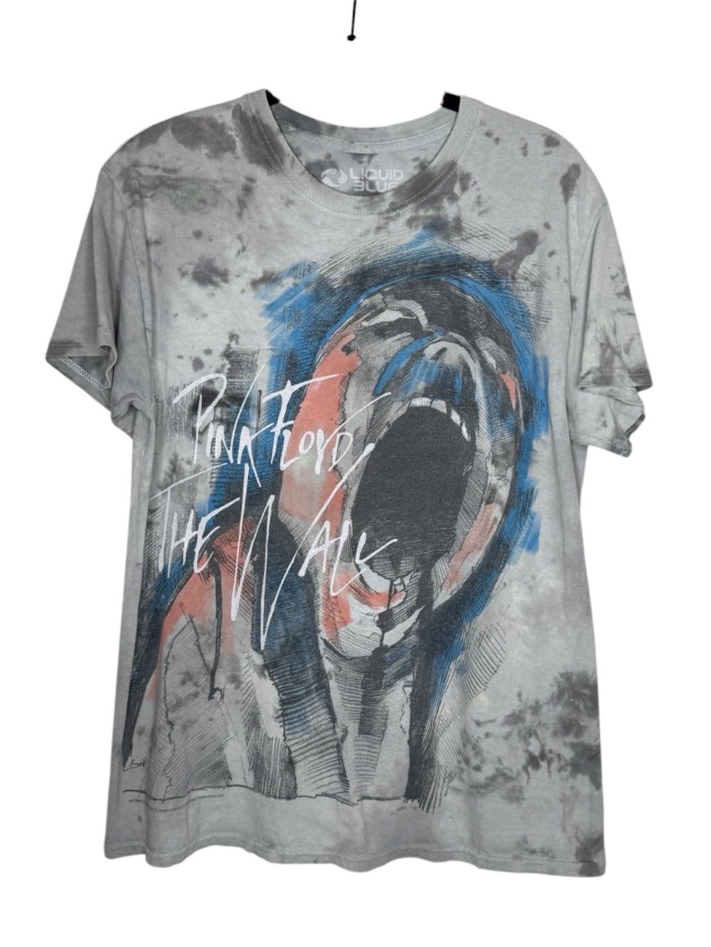 LIQUID BLUE / “The Walk” Pink Floyd short sleeve graphic band tee / M